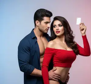 Happy couple with Raasleela escorts